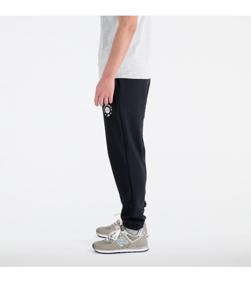 New Balance Hoops Essentials Pant Grigio | Uomo